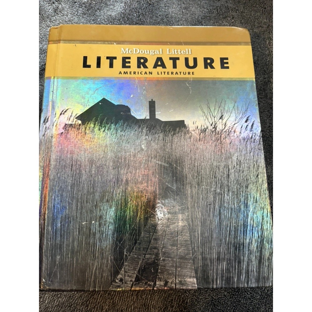McDougal Littell Literature American Literature High School Textbook Hardcover